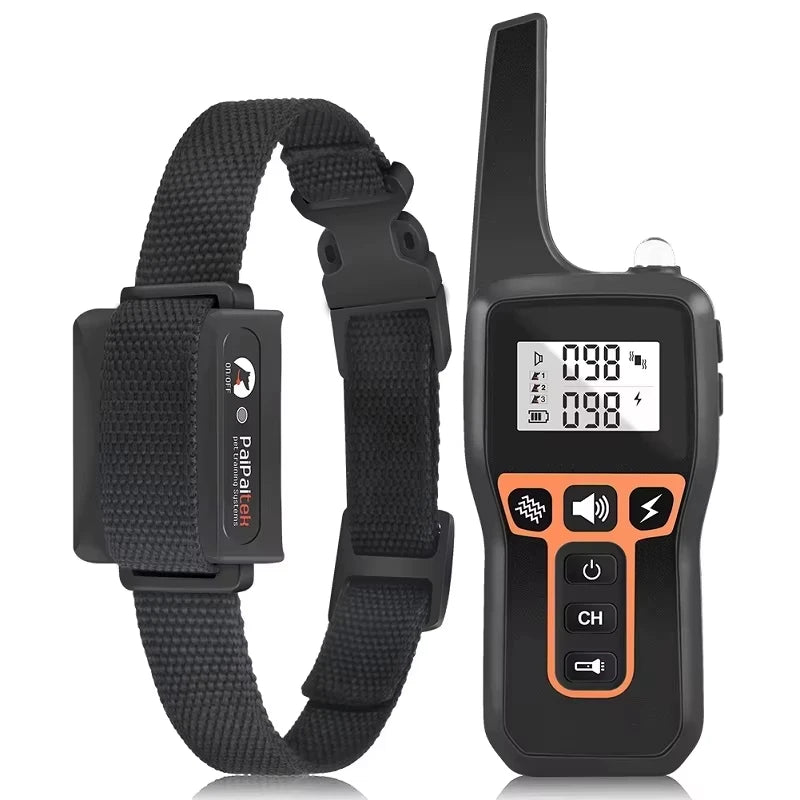 1000m Dog Training Collar with Remote Control ,Waterproof Electric Collar for All Size Dogs ,Rechargeable Dog Anti Bark Collar