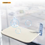 Ultra-Soft Cat Window Hammock Cloud Like Cozy Bed For Napping-Secure Mounting Space Saving Ideal For Enjoying Scenery