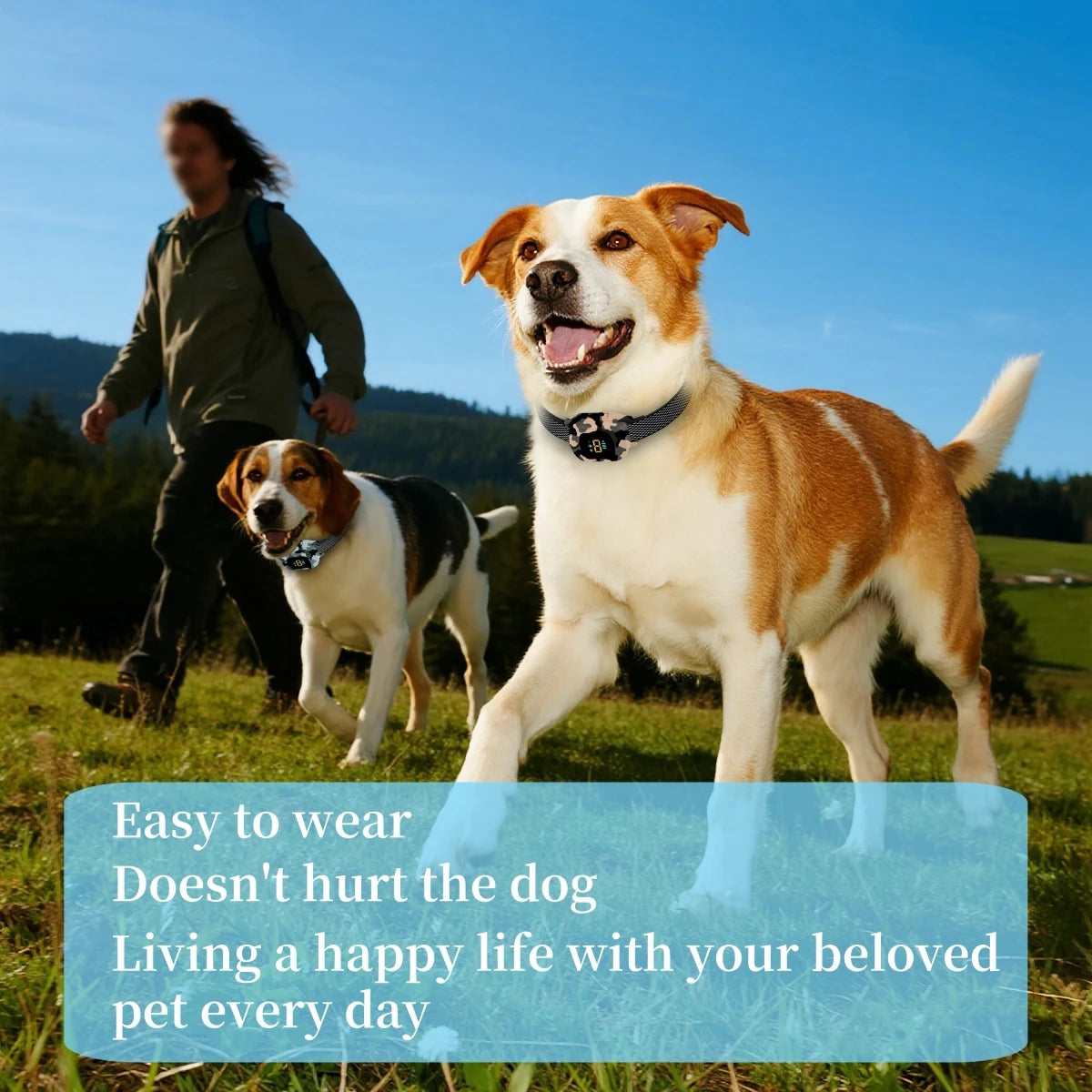 Camouflage Automatic Anti Barking Dog Collar, Bark Stopper, Stop Barkin，Electric Training Collar for Dog electric collar