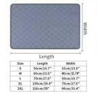 Dog Pee Pad Reusable Washable Dog Urine Mat Car Seat Floor Sofa Waterproof Absorbent Puppy Cat Training Diaper Mat Pet Supplies