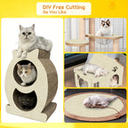 Trimmable Cat Scratch Mat Self-Adhesive Cats Scratch Carpet Anti Cat Scratcher Furniture Couch Corner Indoor Sofa Wall Protector