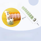 Cat Plush Chew Toy Plush Cushion Caterpillar Catnip Companionship Kitten Toy Cat Teaser Stick Interactive Cat Toy Supplies