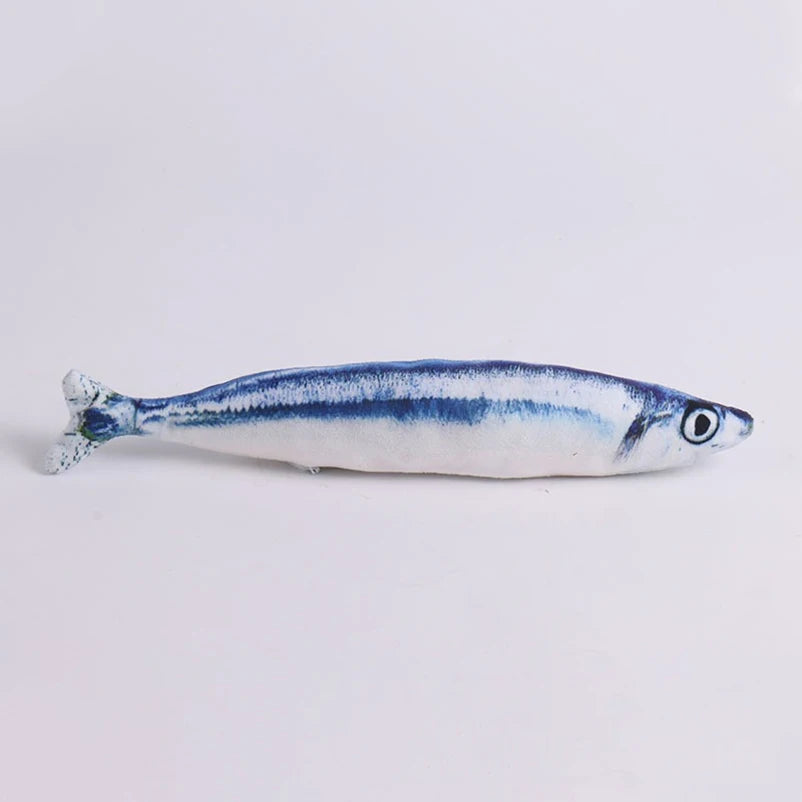 of cat-teasing toys simulation fish tear-teasing cat chew plush toys fish cat supplies Pet supplies