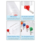 1 pc Random 1000ml Rabbit Drinking Plastic Water Bottle Dispenser Feeder Hanging Pet Guinea Pig Squirrel Rabbit Drinking Bottle