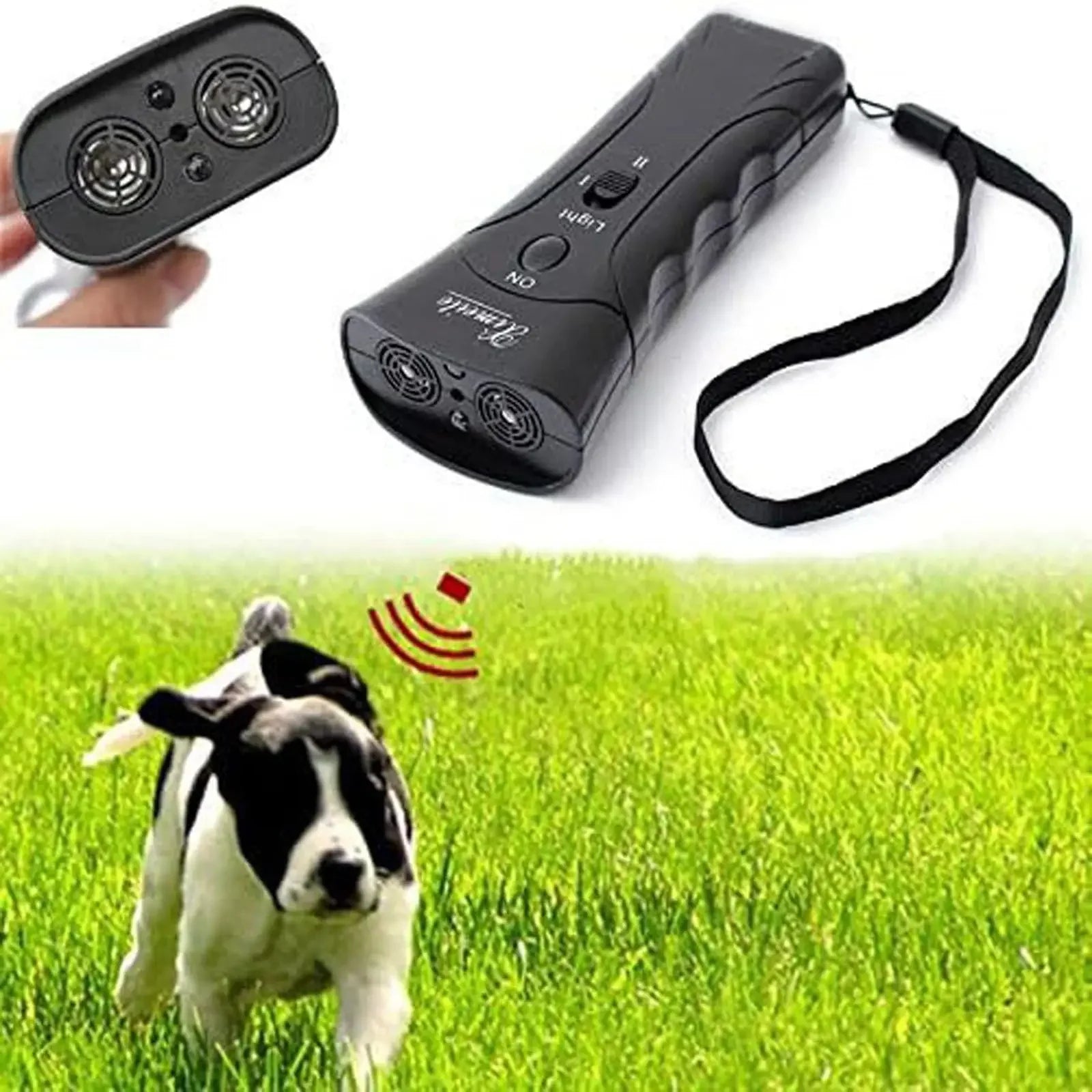 1Pcs Dog Repeller LED Ultrasonic From Dogs Anti Barking Device Laser Dog Repeller Training Device
