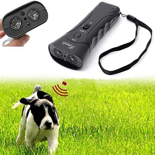 1Pcs Dog Repeller LED Ultrasonic From Dogs Anti Barking Device Laser Dog Repeller Training Device