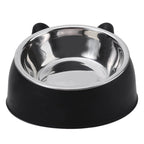 1/2/5pcs Cat Bowl Creative Inclined Kitten Puppy Food Feeding Bowls Stainless Steel Cats Drinking Feeder Pet Dogs Cats Feeders