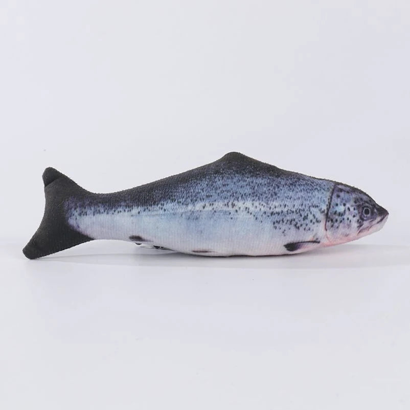 of cat-teasing toys simulation fish tear-teasing cat chew plush toys fish cat supplies Pet supplies