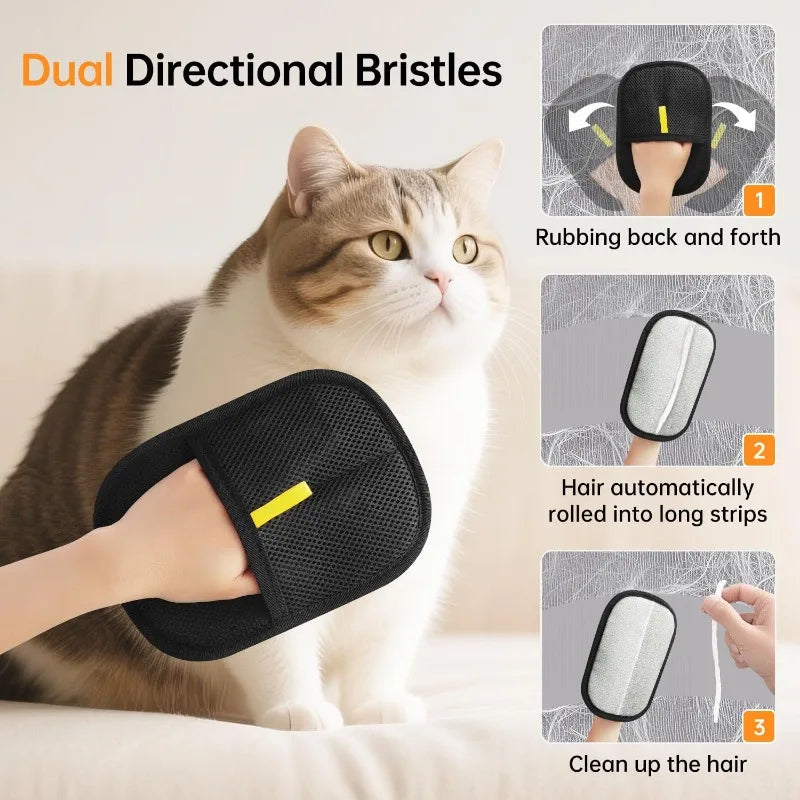 Pet Electrostatic Hair Removal Gloves Cat Brush Adhesive Comb Washing Grooming Tool Pet Products Grooming Cats Cat Supplies