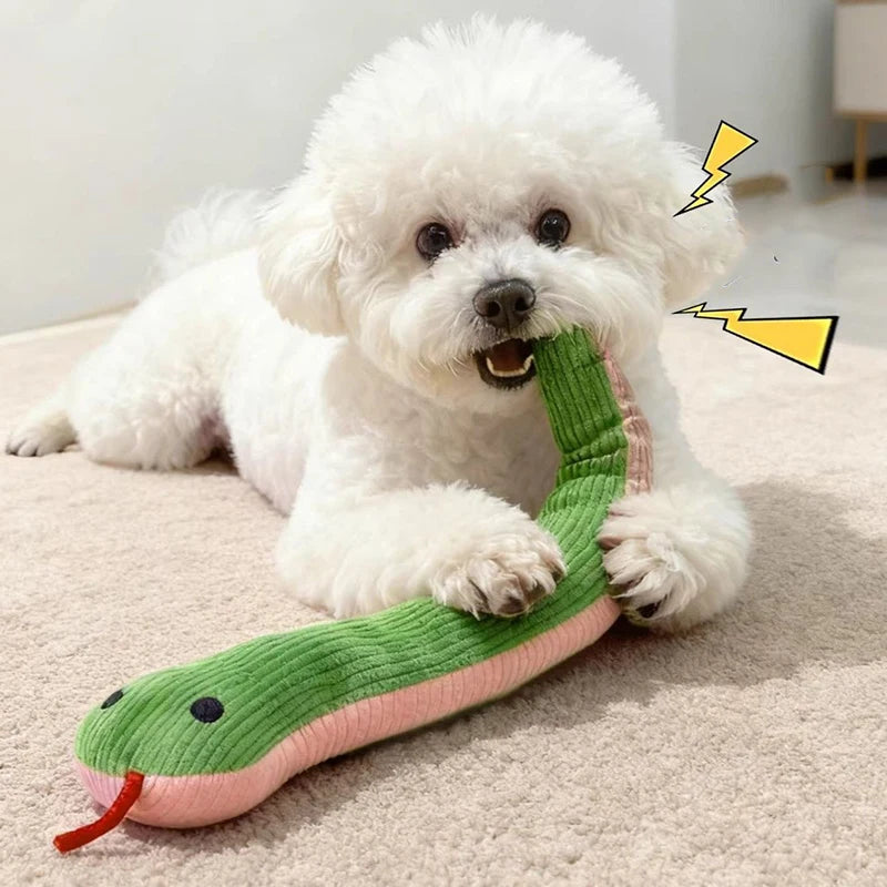 Dog Toy Snake Interactive Toy Kitten Kick Toy Interactive Pet Toy for Indoor Cats 16.5 Inches Pet Supplies