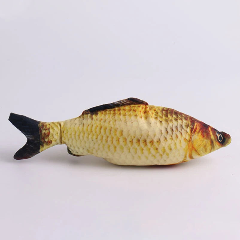of cat-teasing toys simulation fish tear-teasing cat chew plush toys fish cat supplies Pet supplies