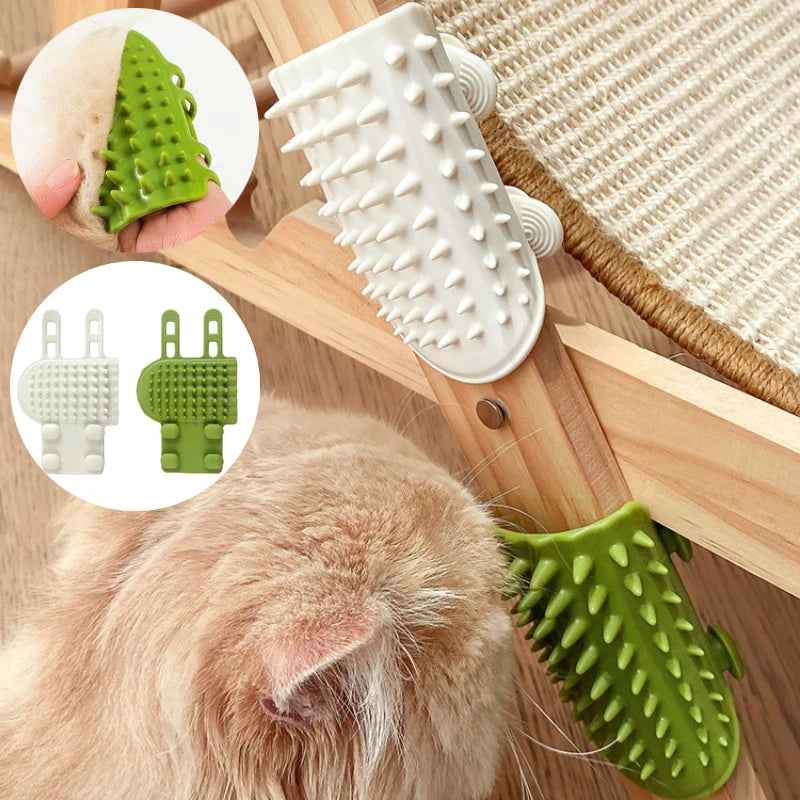Pet Cat Hair Removal Massage Comb Corner Scrape Hair Removal Beauty Self Cleaning Wall Corner Cat Scratcher Combs