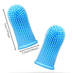 Dog Super Soft pet Finger Toothbrush Teeth Cleaning Breath Care Nontoxic Silicone Tooth Brush Cat dog toothbrush pet products