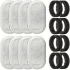 8PCS Cat Water Fountain Replacement Filters - for Clean Drinking Water - Fits Multiple Models Ideal for Small Animals Dispenser