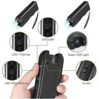 Ultrasonic Dog Repeller Anti-barking Device Pet Training Outdoor Deterrent Portable Chaser with LED Repels Cats & Dogs