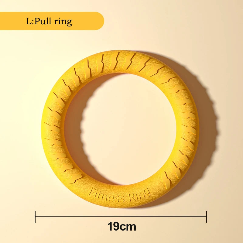 EVA Durable Dog Toys 4 Pack Flying Disc + Ball + Tug Rope for Puppy&Adult Dogs Chew-Proof Teeth Cleaning Set（2024 Best Seller）