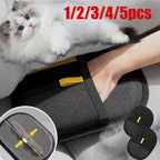 Upgrated Pet Hair Remover Brush Double-Sided Fur Hair Deshedding Brush Glove for Dog Cat for Deshedding Cleaning Carpets Sofas