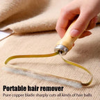 Pet Hair Remover Portable Manual Scraper Lint Cleaner Sticky Brush Cat Hair Removal Brush Hair Removal Tool Cat Dog Hair