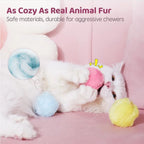 Cat Toys Smart Interactive Ball Cat Training Toy Pet Playing Ball for Cats Kitten Squeaky Toy Supplies Electric Sound Training