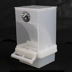 1PC Parrot Feeder Anti-Spill Transparent Bird Food Box Clear Feeding Device for Parrots Durable Bird Feeding Box