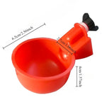 Chicken Drinking Bowl Poultry Automatic Water Dispenser Pigeon Automatic Water Dispenser Small Chick Feeding Bowl Chicken Coop