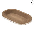 Winter Corrugated Cat Scratcher Cat Scrapers Round Oval Grinding Claw Toys for Cats Wear-Resistant Cat Bed Nest Cat Accessories