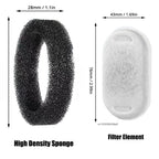 6/12PCS Cat Water Fountain Activated Carbon Sponge Filters for Stainless Steel Water Dispenser Pet Healthy Water Care Accessory