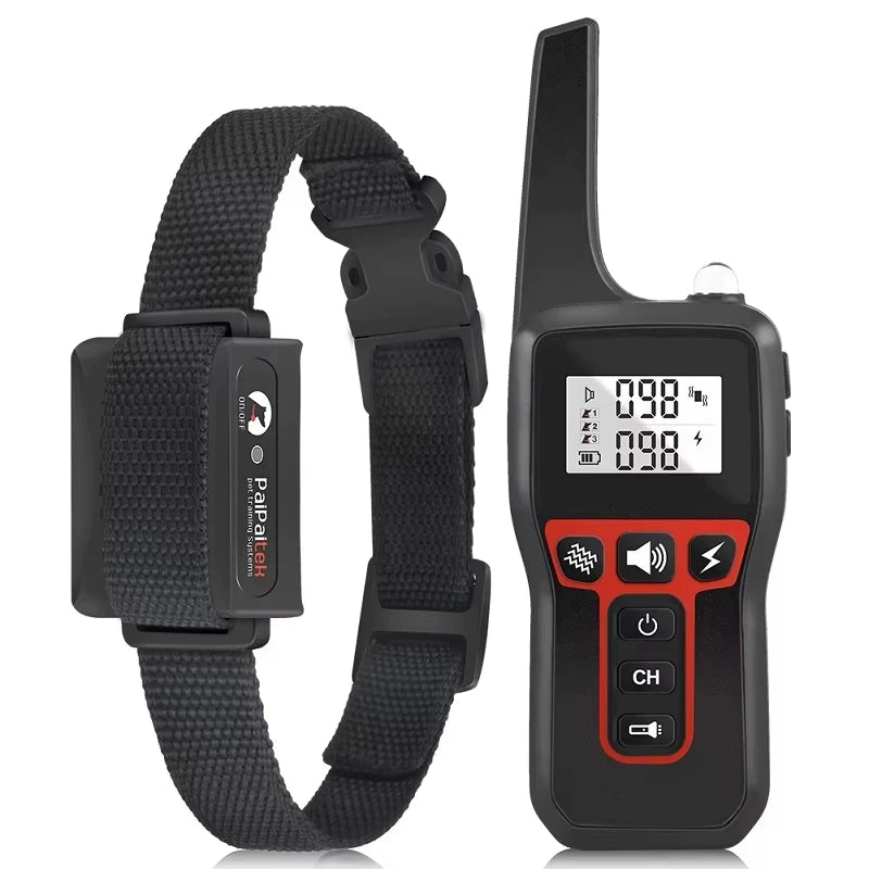 1000m Dog Training Collar with Remote Control ,Waterproof Electric Collar for All Size Dogs ,Rechargeable Dog Anti Bark Collar