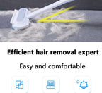 Long-handled window cleaning brush, manual pet hair remover for cats and dogs, multifunctional pet hair cleaning brush