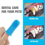 Dog Super Soft pet Finger Toothbrush Teeth Cleaning Breath Care Nontoxic Silicone Tooth Brush Cat dog toothbrush pet products