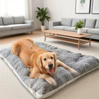 BOOTEELY Extra Large Plush Dog Bed Sofa Thickened Super Soft Polyester Pet Mat Dog Crate Mat Bed For Small Medium Large Dog Bed