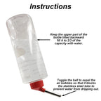 1 pc Random 1000ml Rabbit Drinking Plastic Water Bottle Dispenser Feeder Hanging Pet Guinea Pig Squirrel Rabbit Drinking Bottle