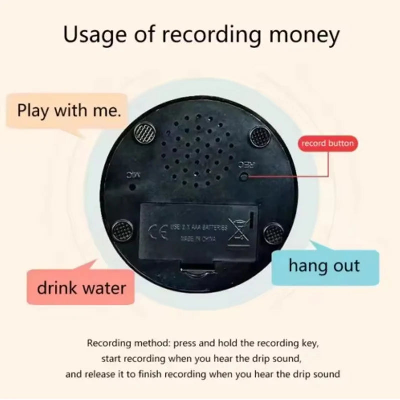 Hot Dog Communication Buttons Voice Recording Button for Pet Training 30 Second Record Playback Funny Gift for Talking